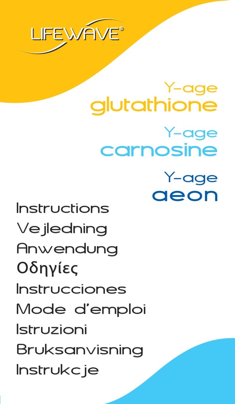 LifeWave Y-age glutathione instructions