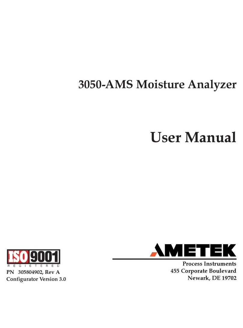Ametek 3050-AMS user manual