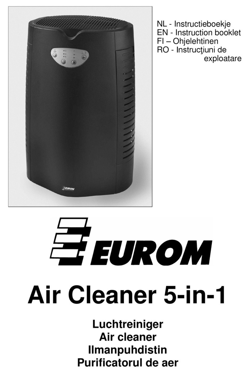EUROM Air Cleaner 5-in-1 Instruction booklet EUROM Air Cleaner 5-in-1 Instruction booklet