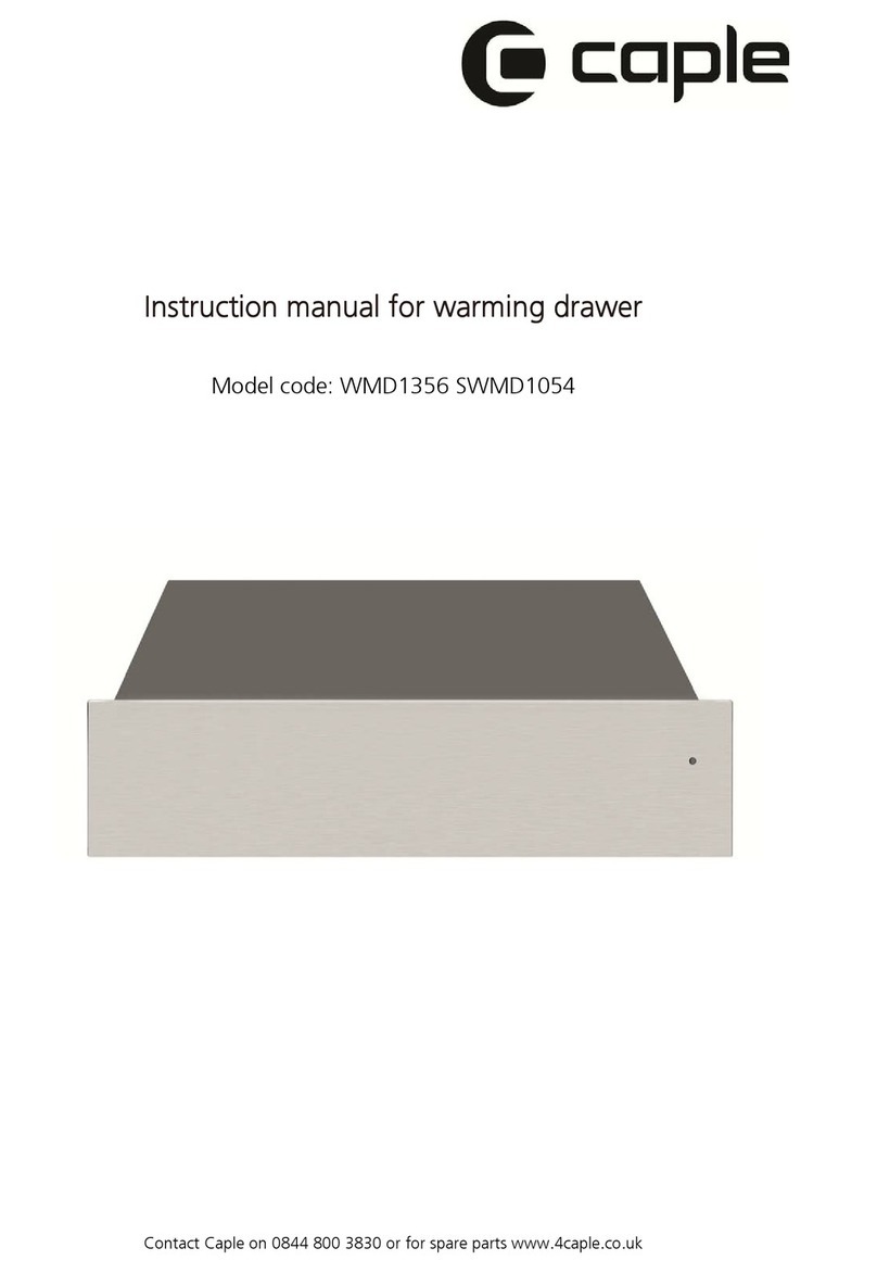 Caple WMD1356 instruction manual