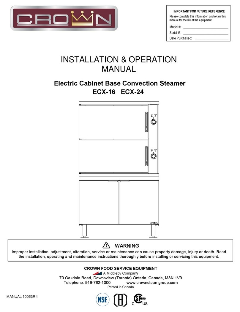 Crown ECX-16 Installation & operation manual