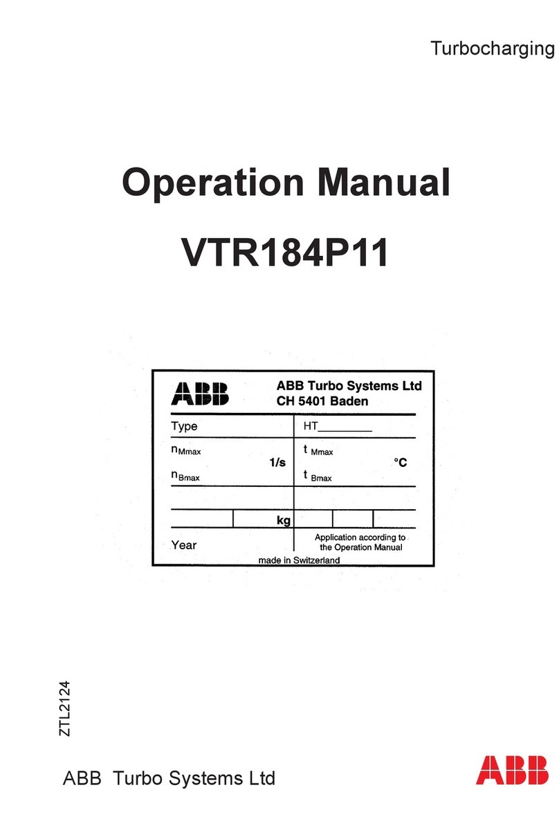 ABB VTR184P11 Operation manual