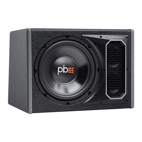 Power bass PS-WB101 Application & enclosure guide