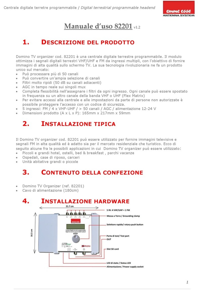 Emme Esse 82201 user manual