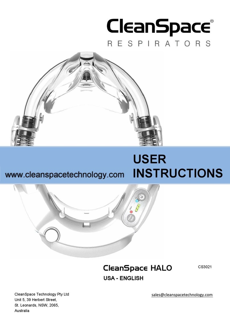 CleanSpace CS302 User manual