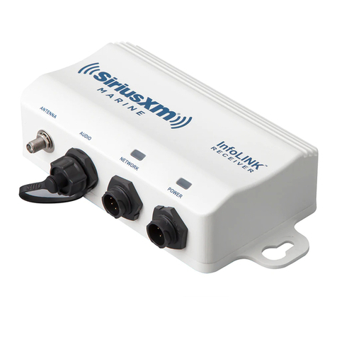 Raymarine SiriusXM SR200 User manual