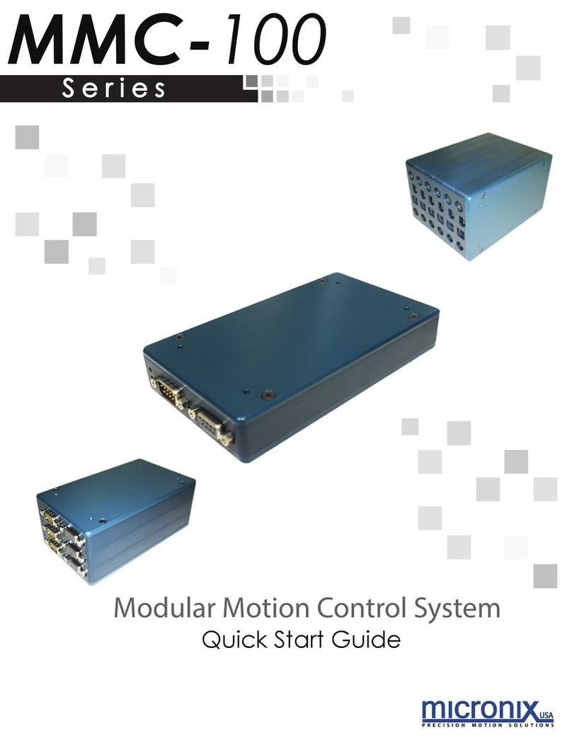 Micronix MMC-100 Series quick start guide