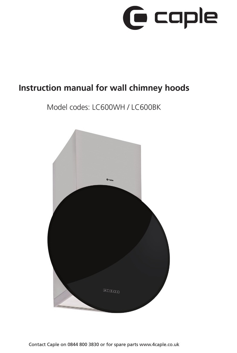 Caple LC600WH User manual