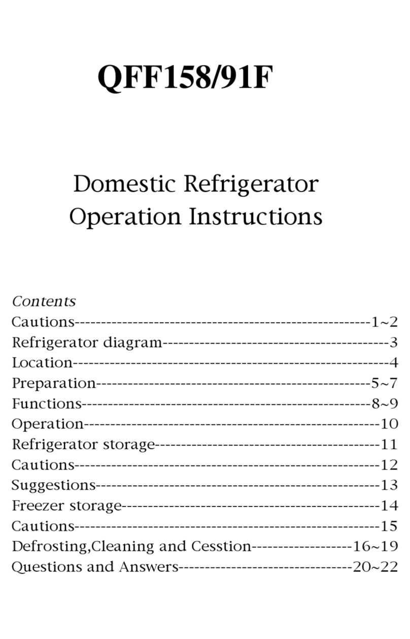 Caple QFF158/91F Operation instructions
