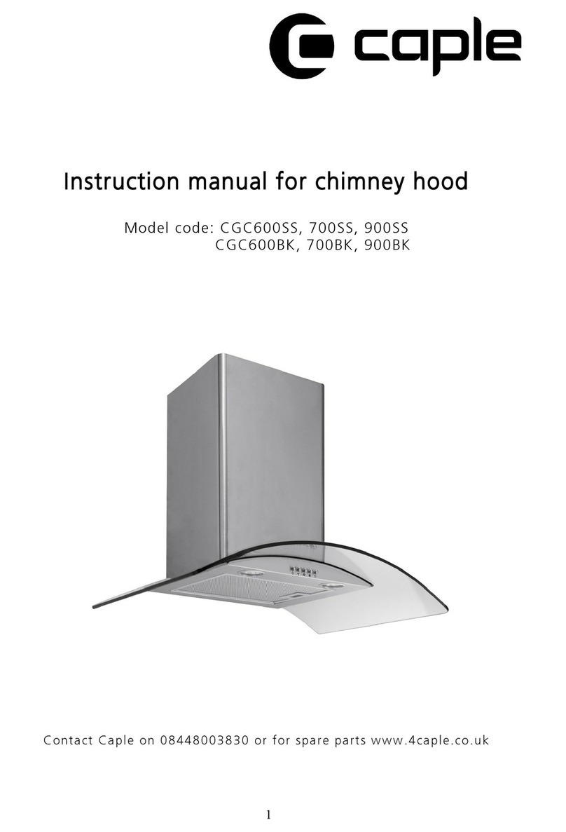 Caple CGC600SS instruction manual