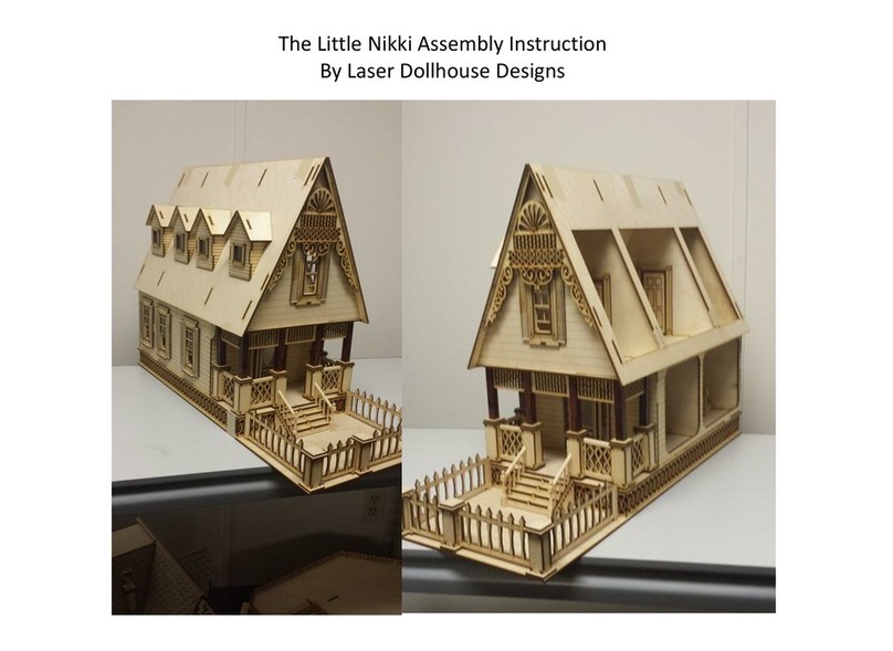 Laser Dollhouse Designs The Little Nikki User manual