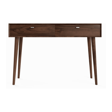 BROSA Olsen Console Table User manual BROSA Olsen Console Table User manual