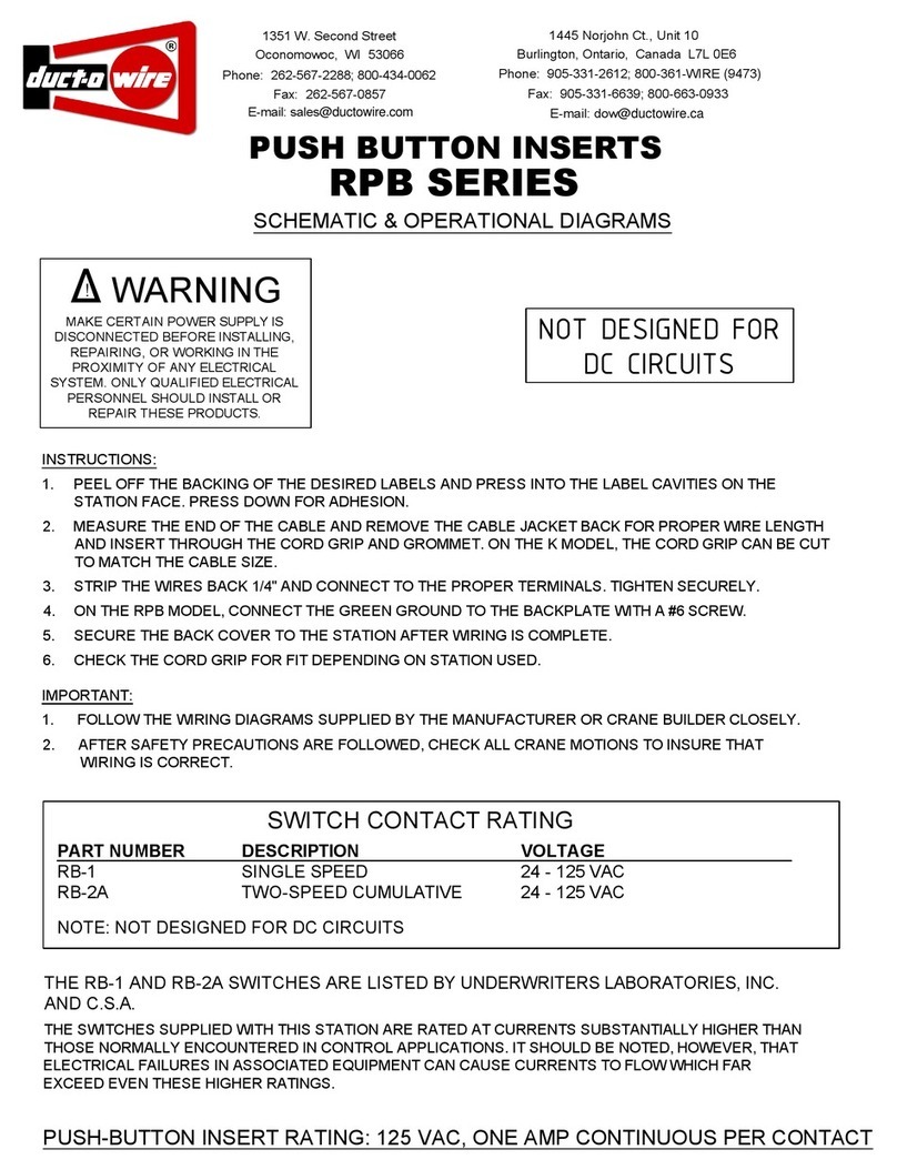 Duct-O-Wire RPB Series quick start guide