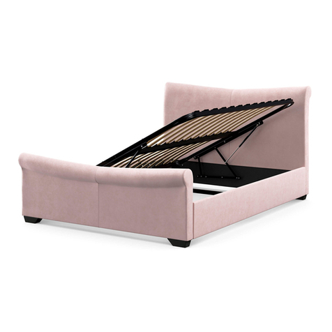 feather&black Shalford Ottoman Bed Double quick start guide feather&black Shalford Ottoman Bed Double quick start guide