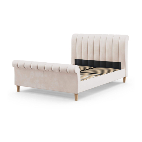 feather&black Hambledon Bed Frame Double User manual feather&black Hambledon Bed Frame Double User manual