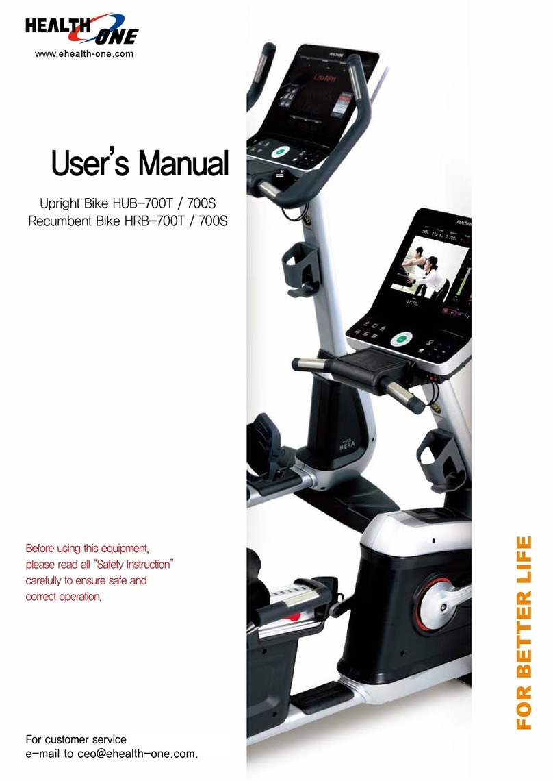 HEALTH ONE HUB-700T user manual