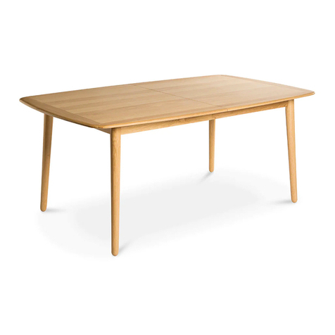 BROSA Kaneko Extendable Dining Table User manual