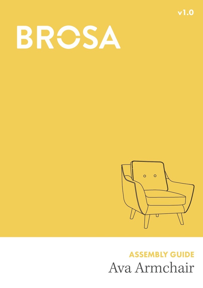 BROSA Ava Armchair Assembly guide