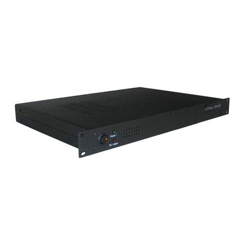 Optimal Power OPR Power Series User manual