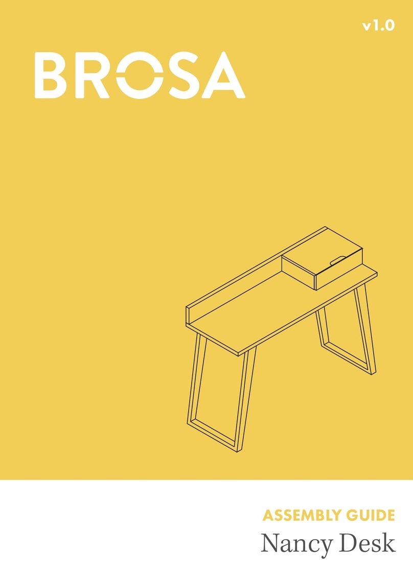 BROSA Nancy Desk Assembly guide