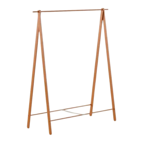 BROSA Peggy Clothes Rack User manual BROSA Peggy Clothes Rack User manual