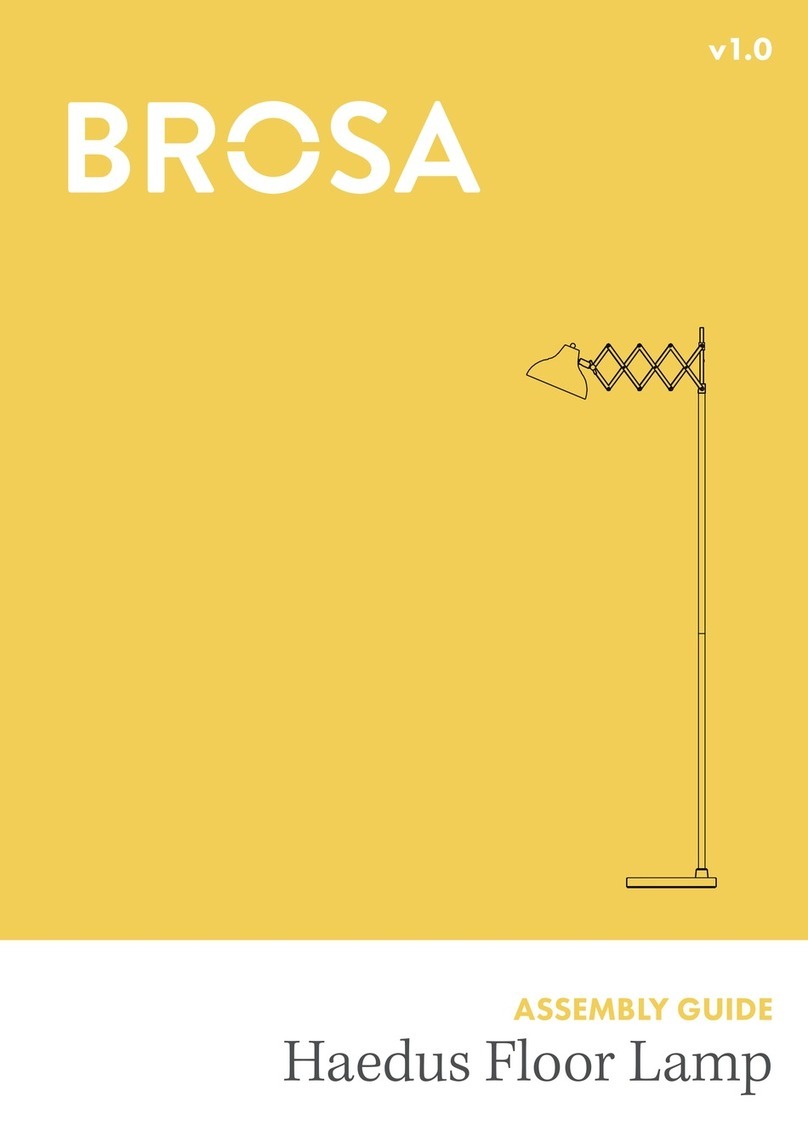 BROSA Haedus Floor Lamp User manual BROSA Haedus Floor Lamp User manual