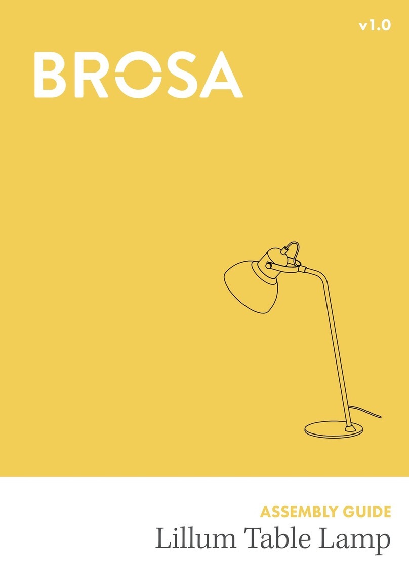 BROSA Lillum Table Lamp Assembly guide