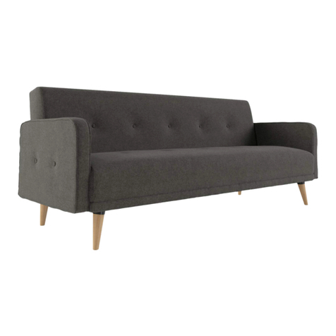 BROSA Kip 3 Seater Sofa Bed User manual BROSA Kip 3 Seater Sofa Bed User manual