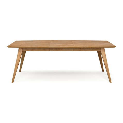 BROSA Hans 215cm Dining Table Assembly guide BROSA Hans 215cm Dining Table Assembly guide