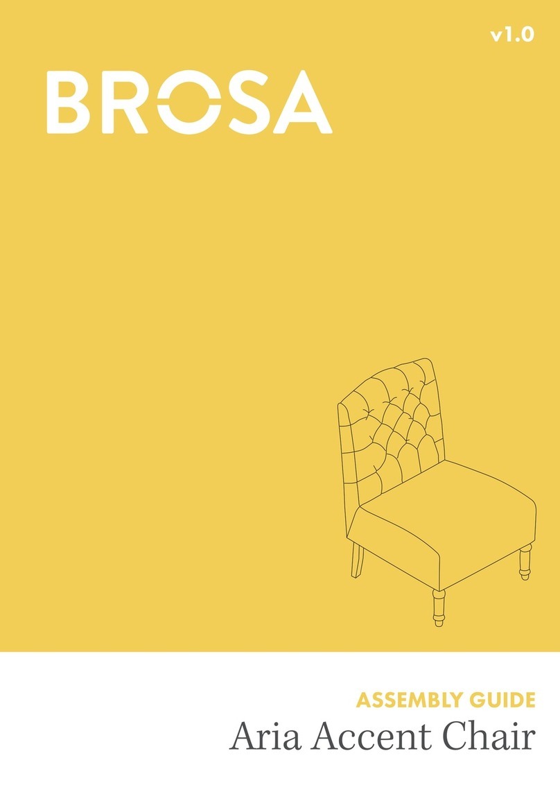 BROSA Aria Accent Chair User manual BROSA Aria Accent Chair User manual