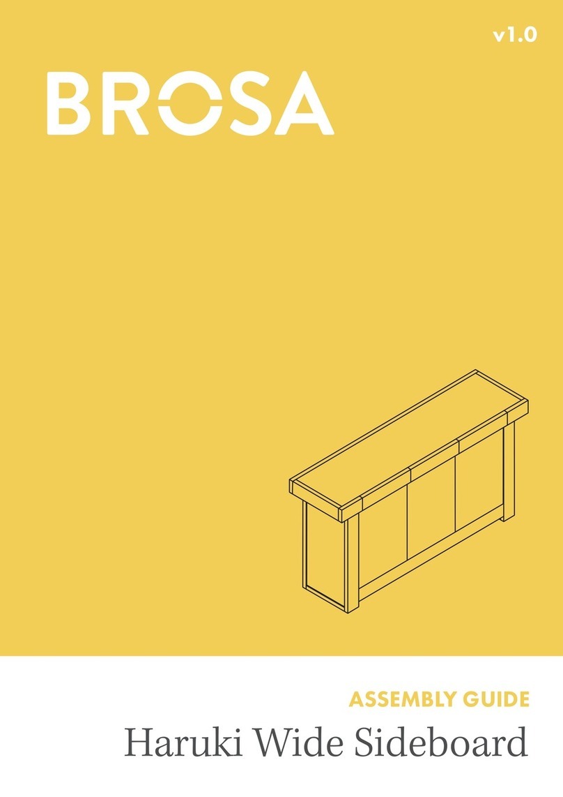 BROSA Haruki Wide Sideboard Assembly guide BROSA Haruki Wide Sideboard Assembly guide