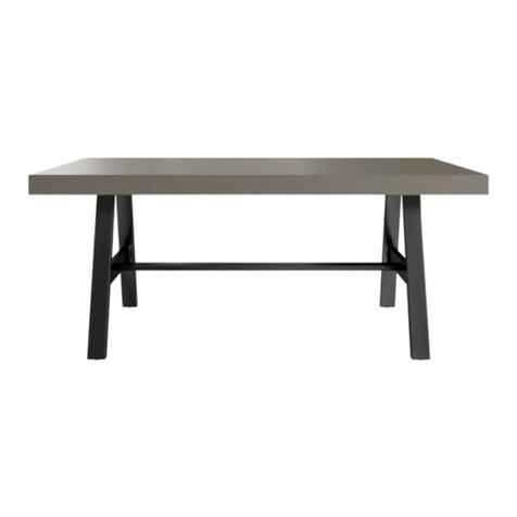 BROSA Smeaton Large Outdoor Dining Table User manual BROSA Smeaton Large Outdoor Dining Table User manual