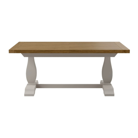BROSA Baker Extendable Dining Table User manual BROSA Baker Extendable Dining Table User manual