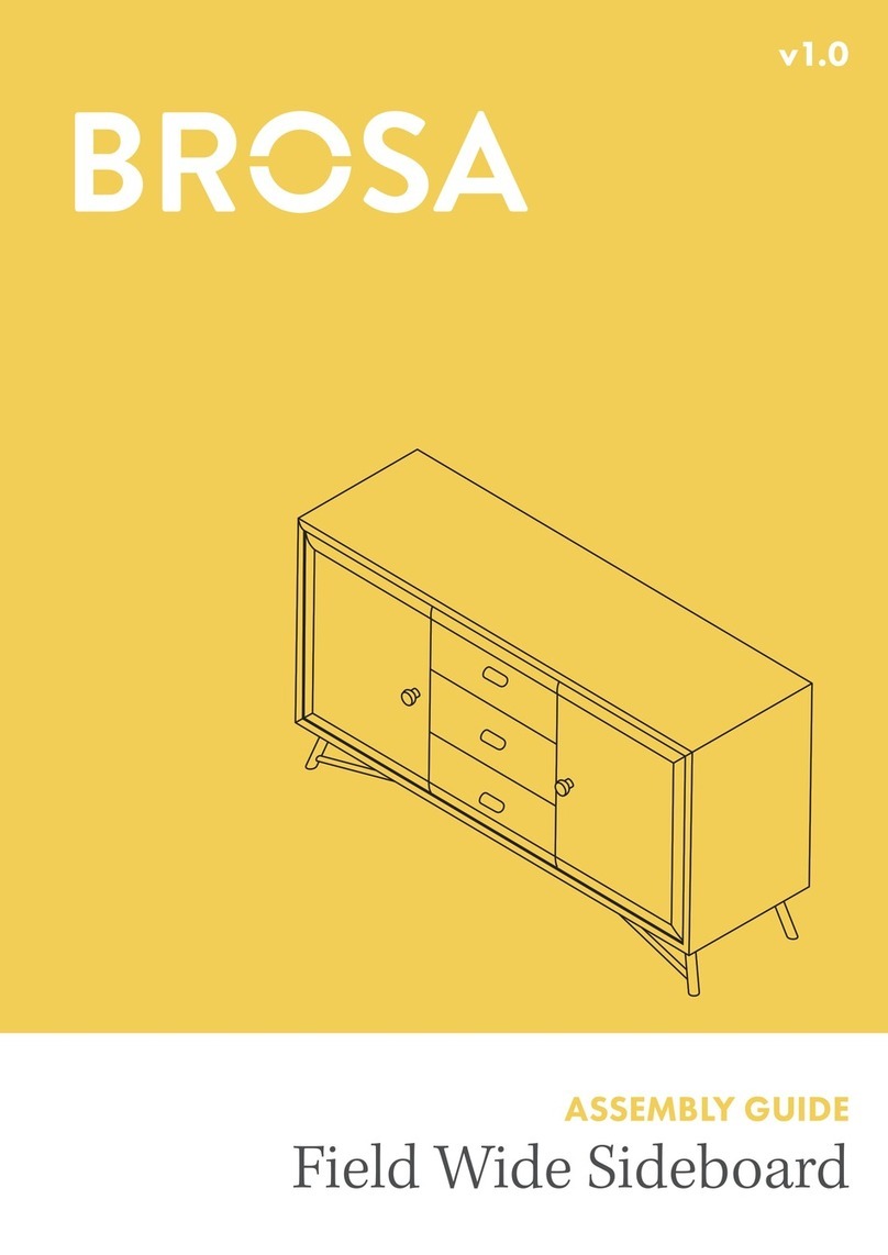 BROSA Field Wide Sideboard User manual BROSA Field Wide Sideboard User manual