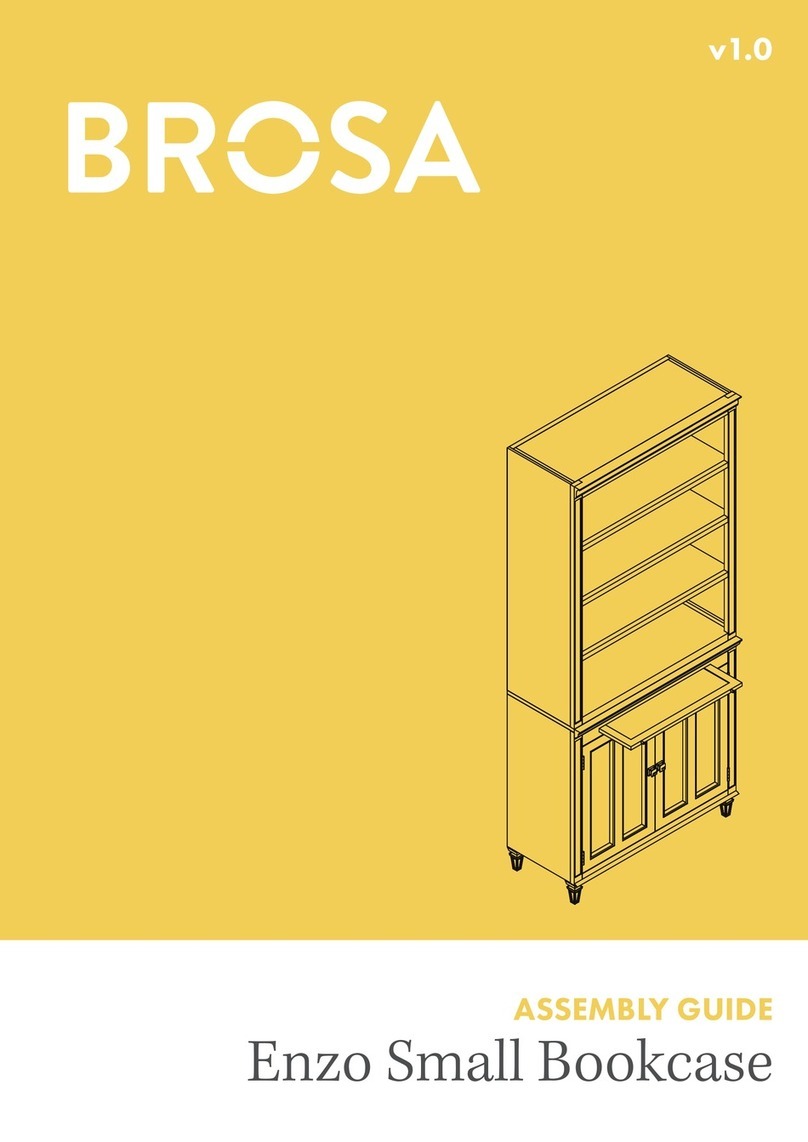 BROSA Enzo Small Bookcase User manual