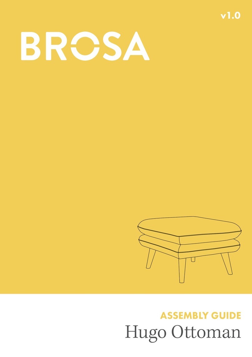 BROSA Hugo Ottoman User manual BROSA Hugo Ottoman User manual