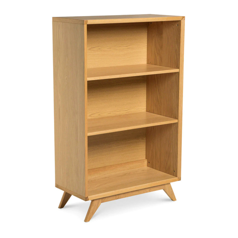 BROSA Elizabeth Low Bookcase User manual BROSA Elizabeth Low Bookcase User manual
