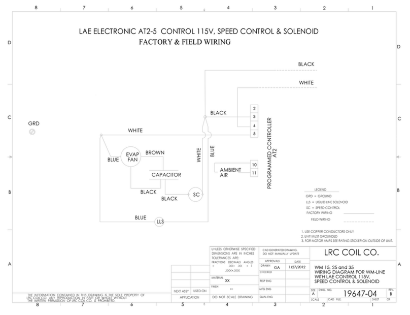 LAE electronic AT2-5 Instructions for use