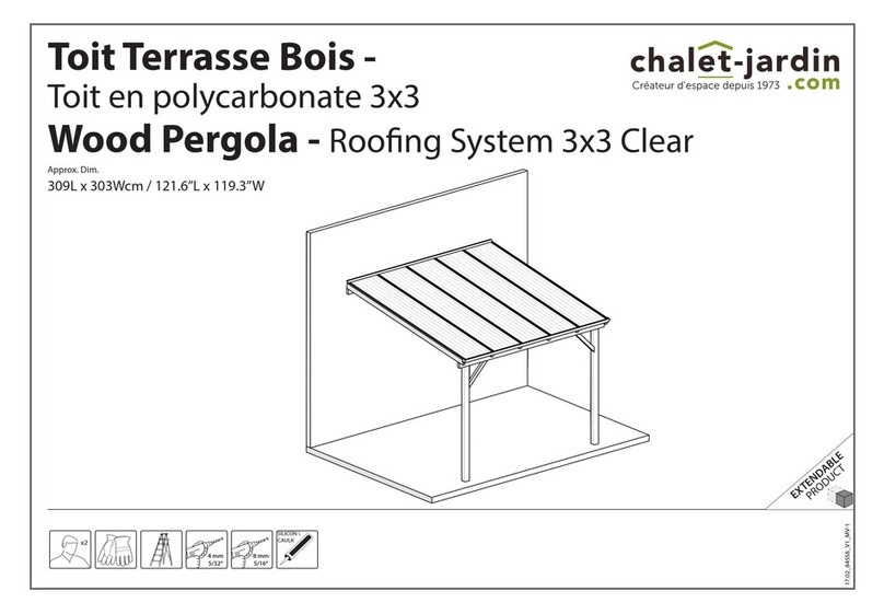 Chalet-Jardin Toit Terrasse Bois quick start guide