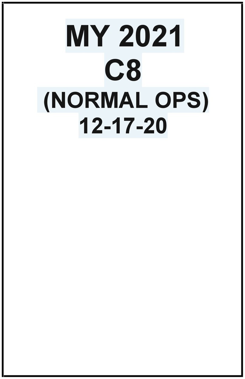 Chevrolet Corvette C8 2021 User manual