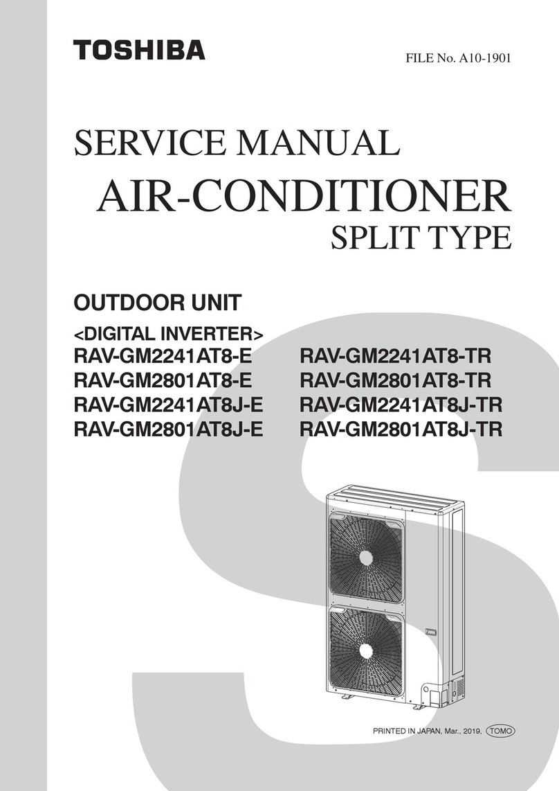 Toshiba RAV-GM2241AT8-TR User manual Toshiba RAV-GM2241AT8-TR User manual