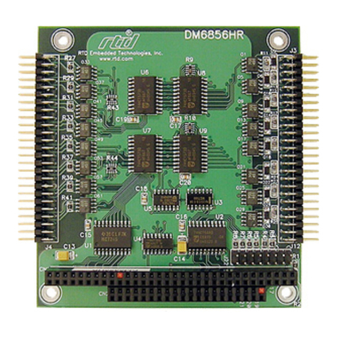 rtd DM5856HR user manual