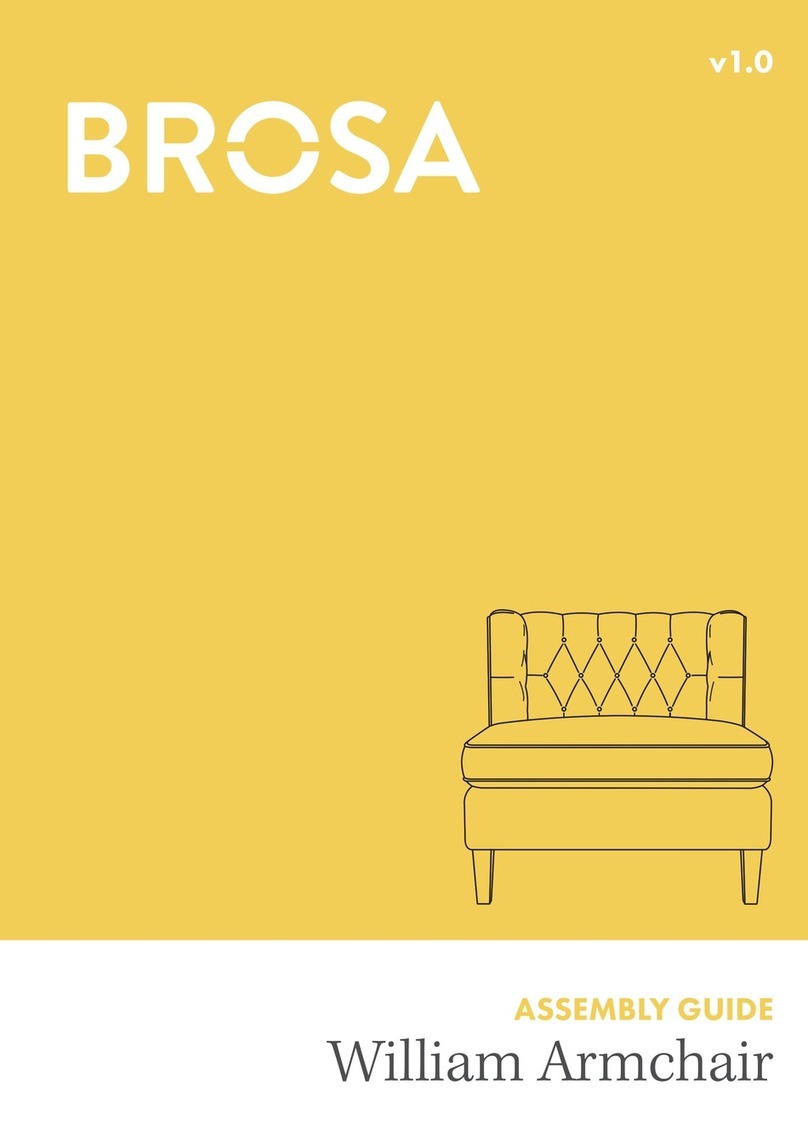 BROSA William Armchair User manual BROSA William Armchair User manual