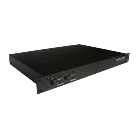 Optimal Power OPR Power Series User manual