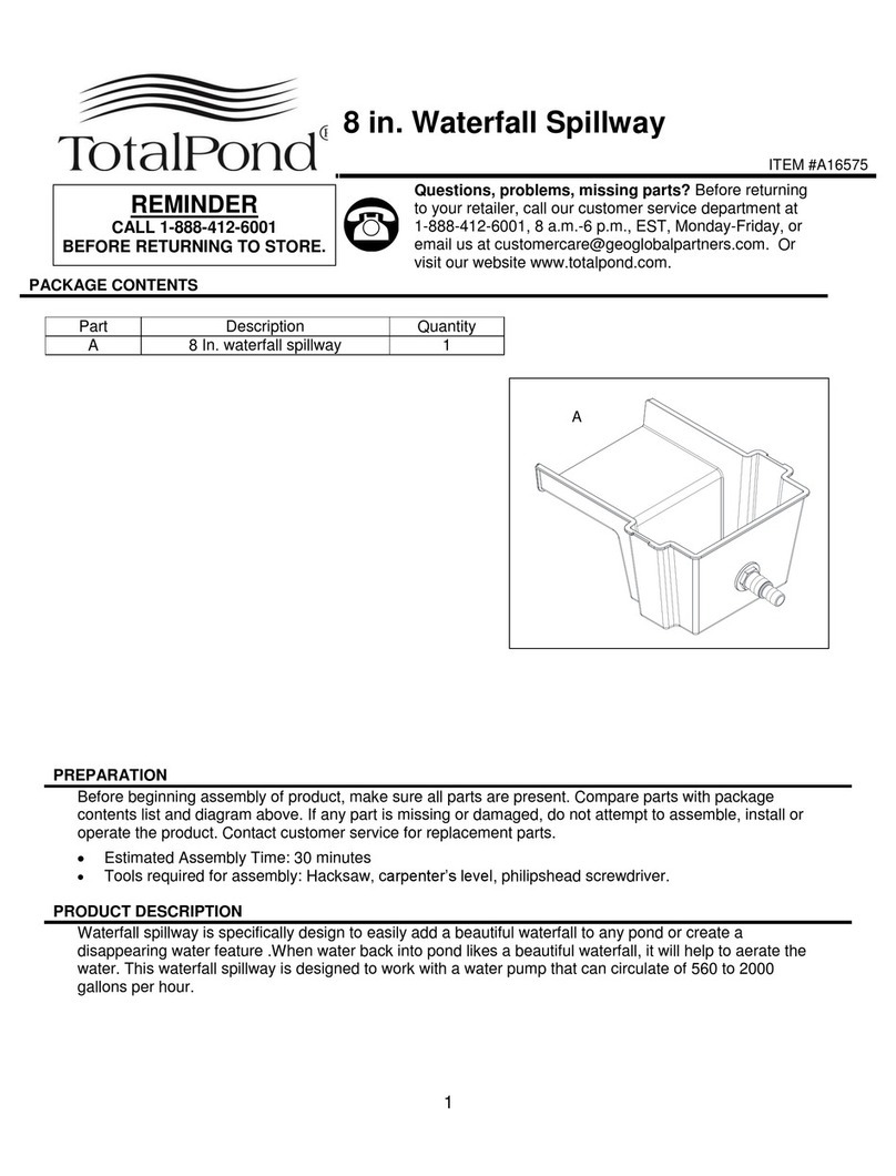 TotalPond A16575 User manual