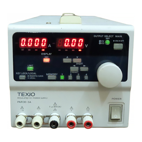 TEXIO PAR-A Series User manual