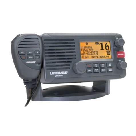 Navico Lowrance LVR-880US Operation instructions