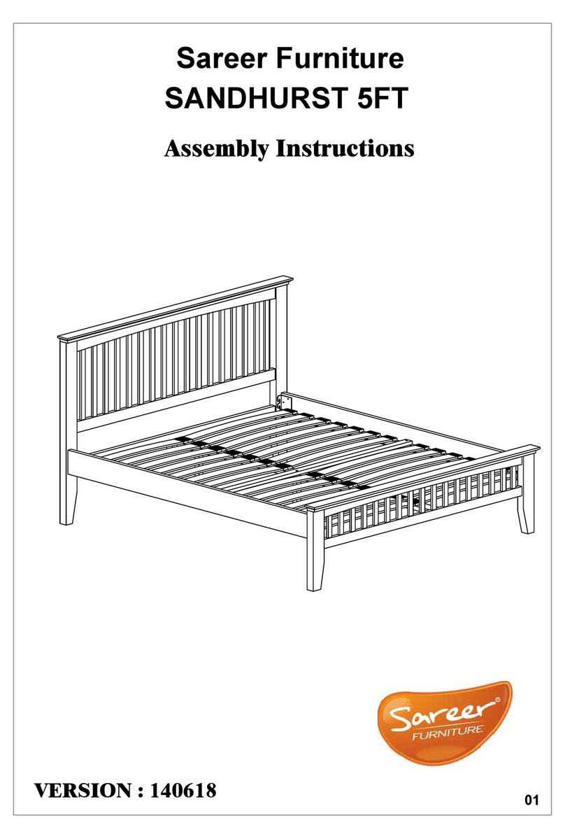 Sareer SANDHURST 5FT Assembly instructions Sareer SANDHURST 5FT Assembly instructions