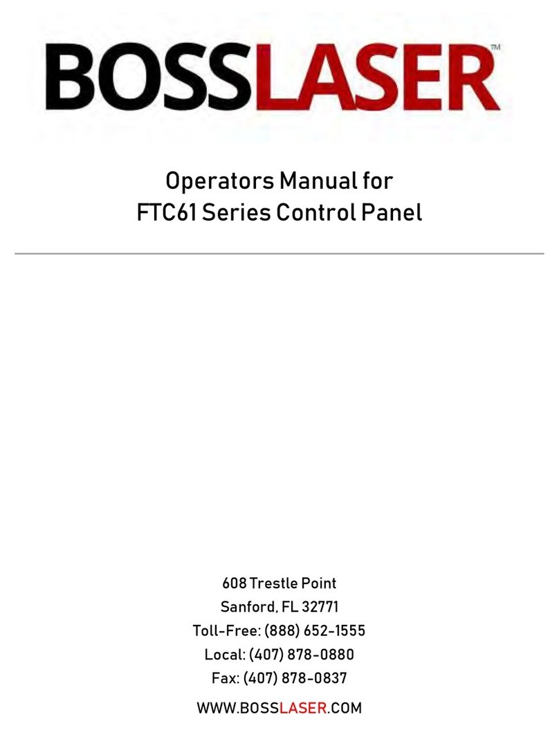 BOSSLASER FTC61 Series Operator's manual