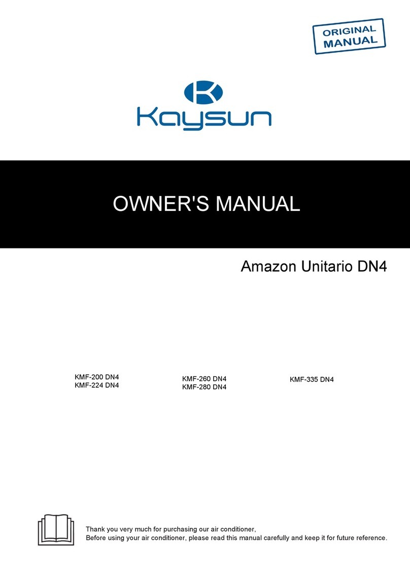Kaysun Amazon Unitario DN4 User manual Kaysun Amazon Unitario DN4 User manual